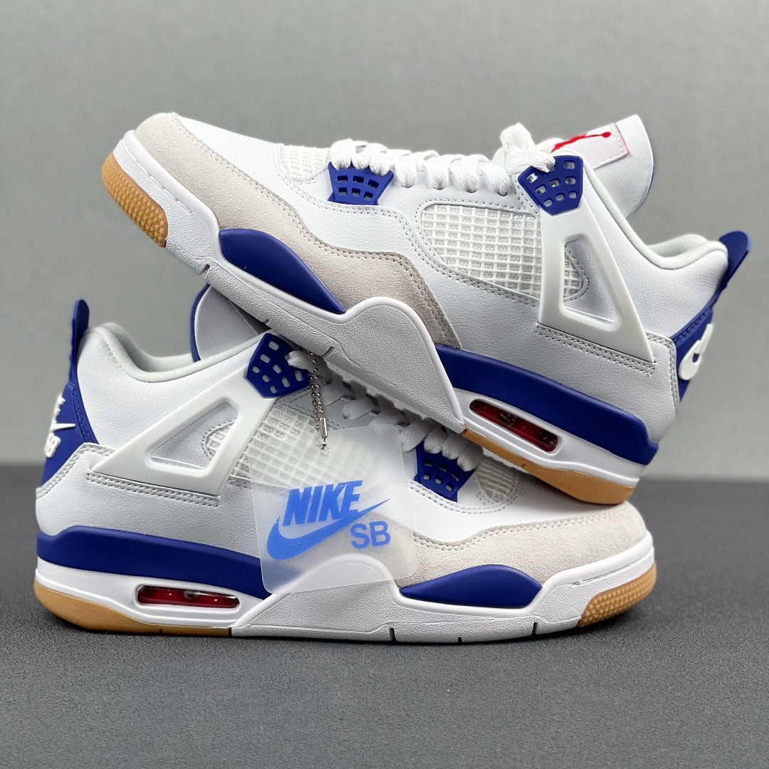 Air Jordan 4  AJ4 SB 白蓝 低筒 籃球鞋 球鞋 板鞋 运动鞋 男鞋 女鞋