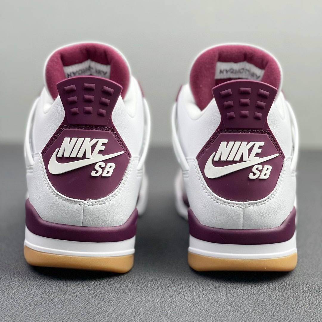 Air Jordan 4  AJ4 SB 白紫 低筒 籃球鞋 球鞋 板鞋 运动鞋 男鞋 女鞋