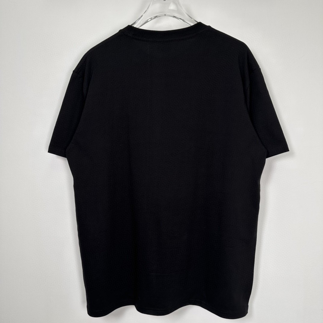 Stussy SS23 Hawaii Trip 系列纯色星星 Logo 印花 黑色 短袖 圆领 套头 T 恤 夏季 男女同款 1904967