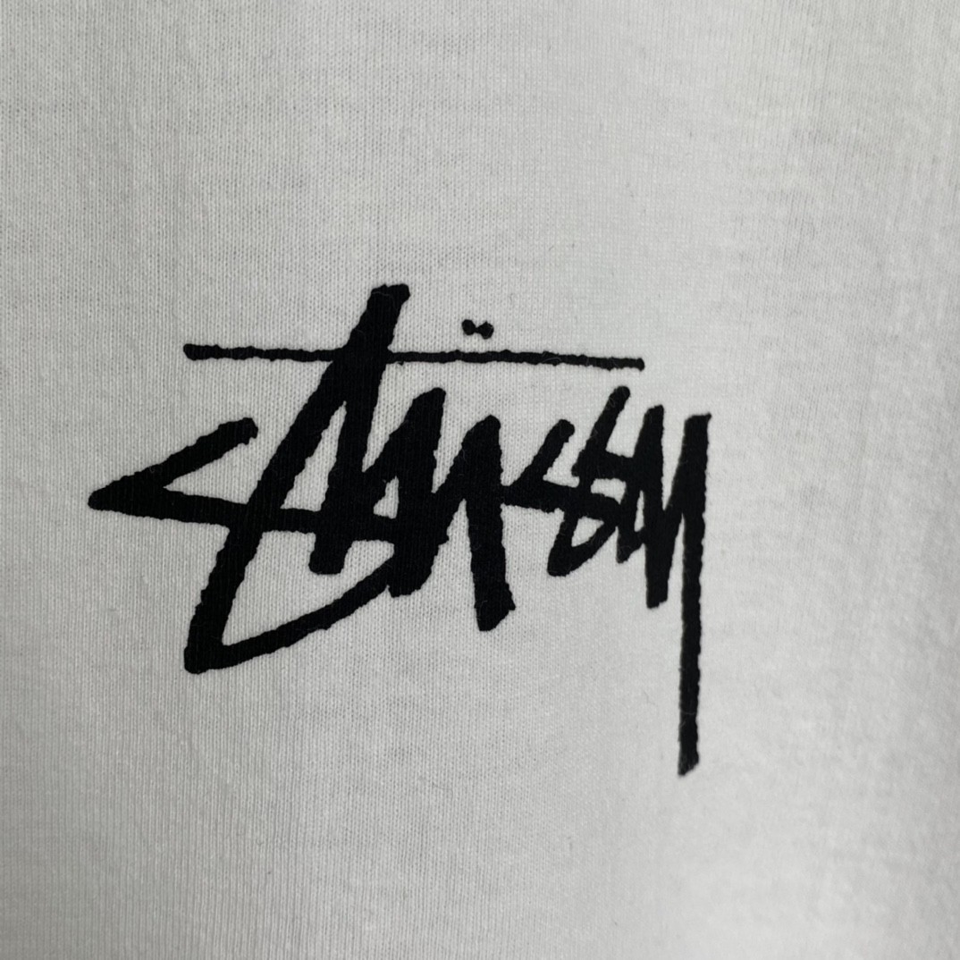 Stussy FW22 Itp Flower Tee 雏菊印花圆领 白色 短袖 圆领 套头 T 恤 夏季 男女同款 