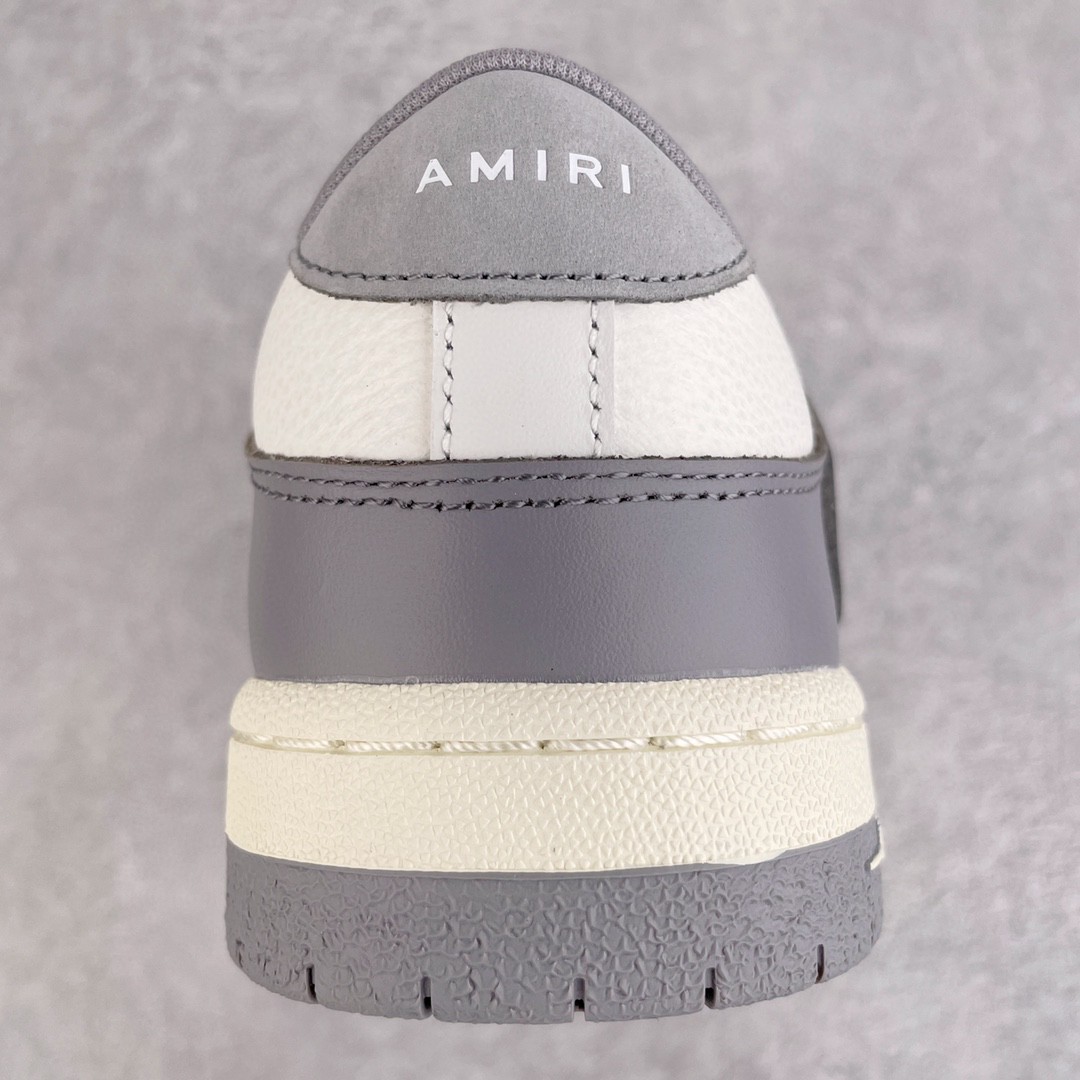 AMIRI 埃米尔 Skel Top Low 骨头鞋 白灰色 低筒 休闲鞋 板鞋 运动鞋 男鞋 MFS003-043
