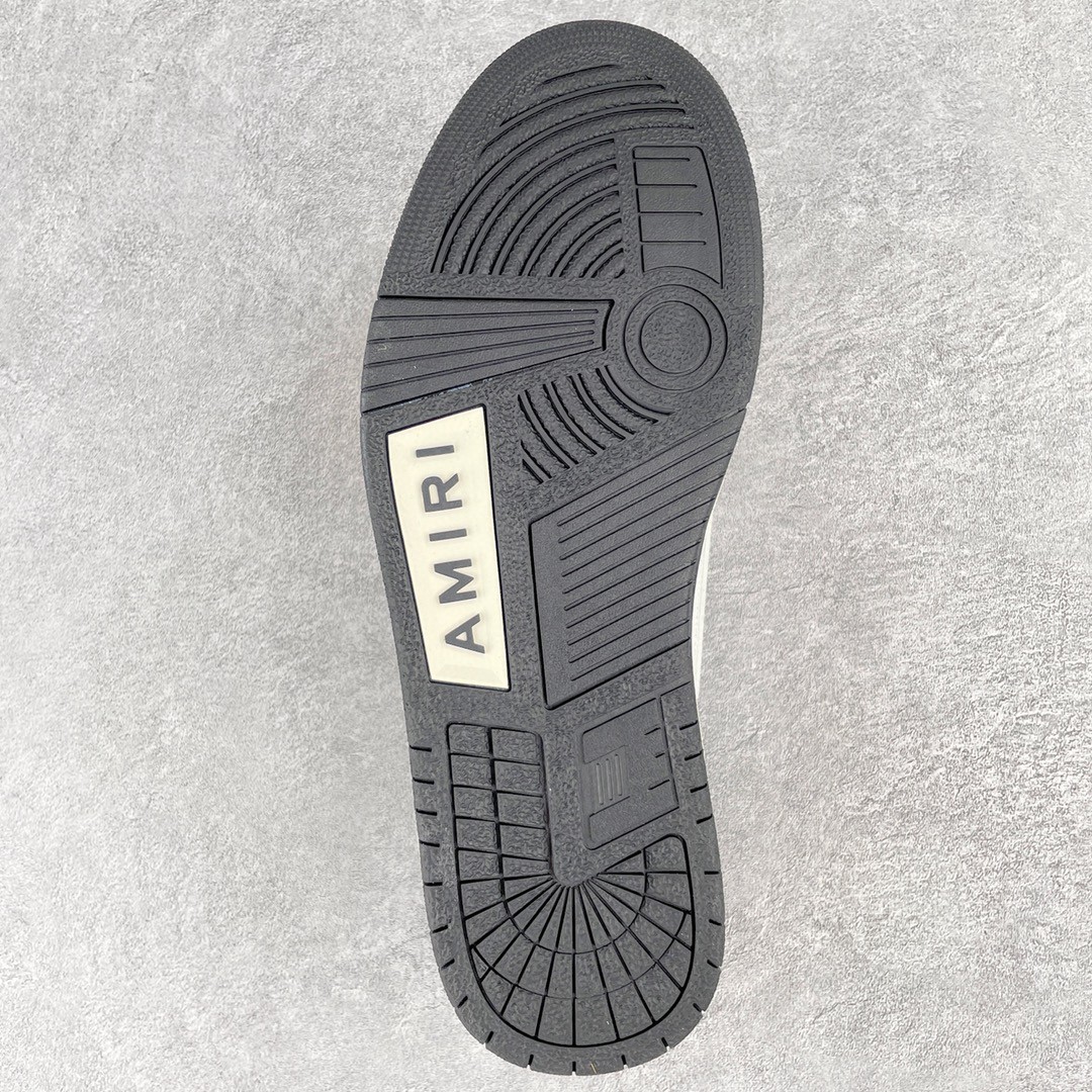 AMIRI 埃米尔 Skel Top Low 骨头鞋 黑白色 低筒 休闲鞋 板鞋 运动鞋 男鞋 MFS003-004