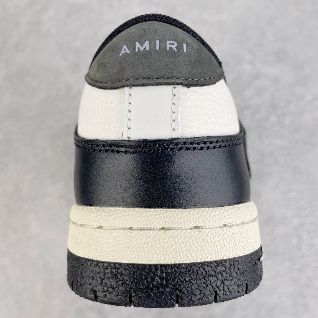 AMIRI 埃米尔 Skel Top Low 骨头鞋 黑白色 低筒 休闲鞋 板鞋 运动鞋 男鞋 MFS003-004