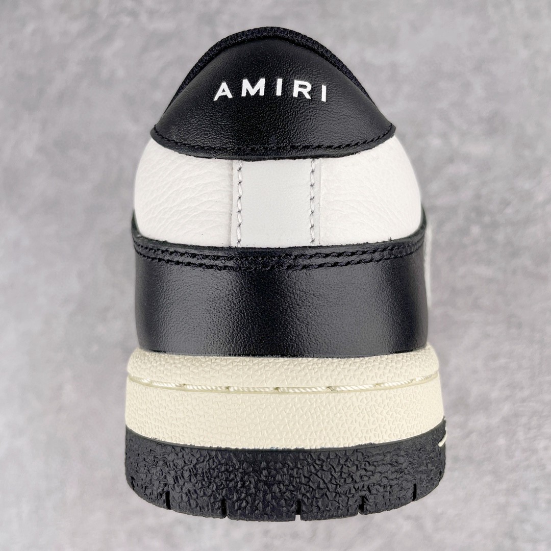 AMIRI 埃米尔 Skel Top Low 骨头鞋 黑白色 低筒 休闲鞋 板鞋 运动鞋 男鞋 MFS003-004