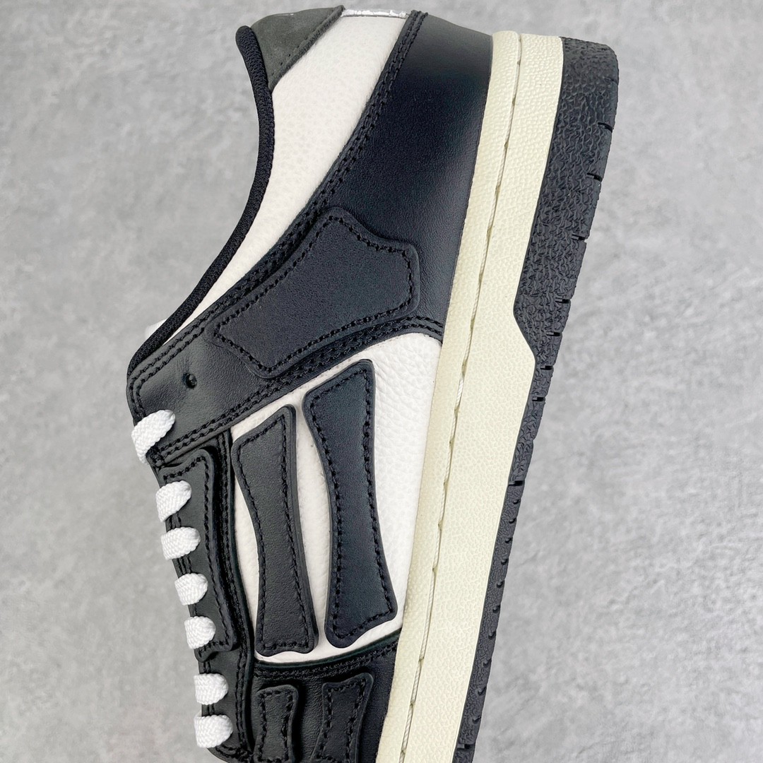 AMIRI 埃米尔 Skel Top Low 骨头鞋 黑白色 低筒 休闲鞋 板鞋 运动鞋 男鞋 MFS003-004