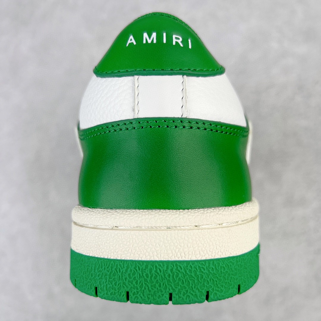 AMIRI 埃米尔 Skel Top Low 骨头鞋 绿色 低筒 休闲鞋 板鞋 运动鞋 男鞋 MFS003-344
