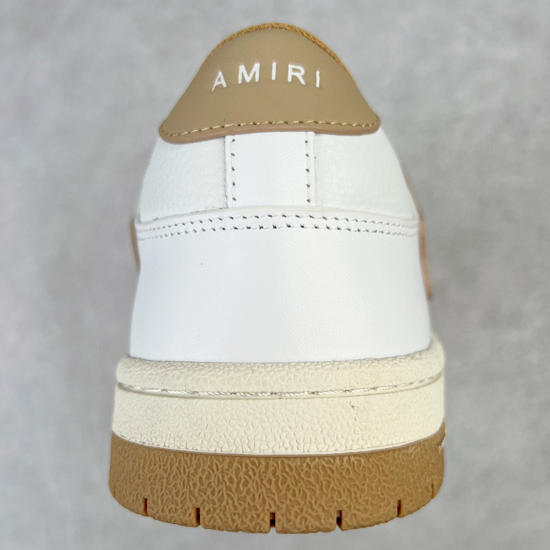 AMIRI 埃米尔 Skel Top Low 骨头鞋 浅棕色 低筒 休闲鞋 板鞋 运动鞋 男鞋 MFS003-126