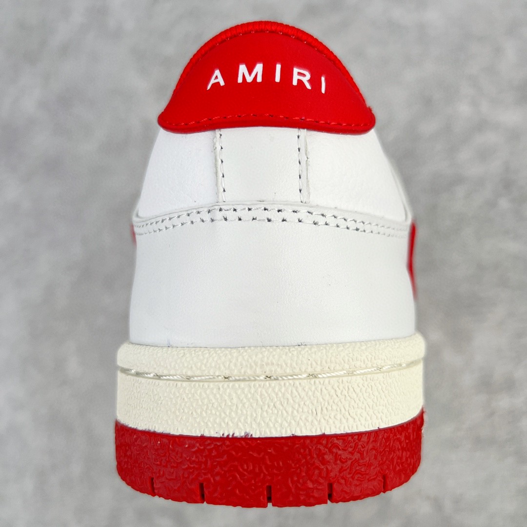 AMIRI 埃米尔 Skel Top Low 骨头鞋 白红 低筒 休闲鞋 板鞋 运动鞋 男鞋 MFS003-124