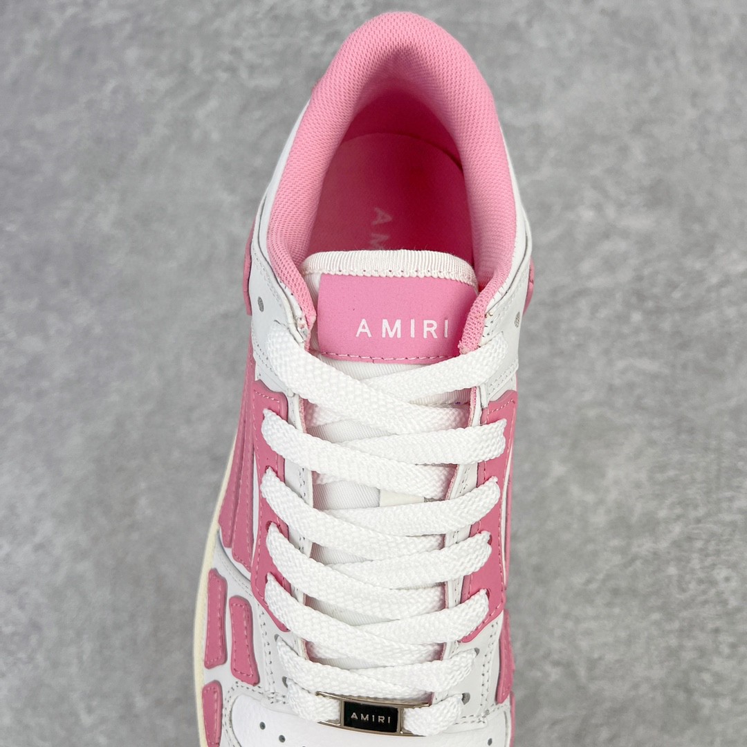 AMIRI 埃米尔 Skel Top Low 骨头鞋 粉白 低筒 休闲鞋 板鞋 运动鞋 男鞋 WFS003-109