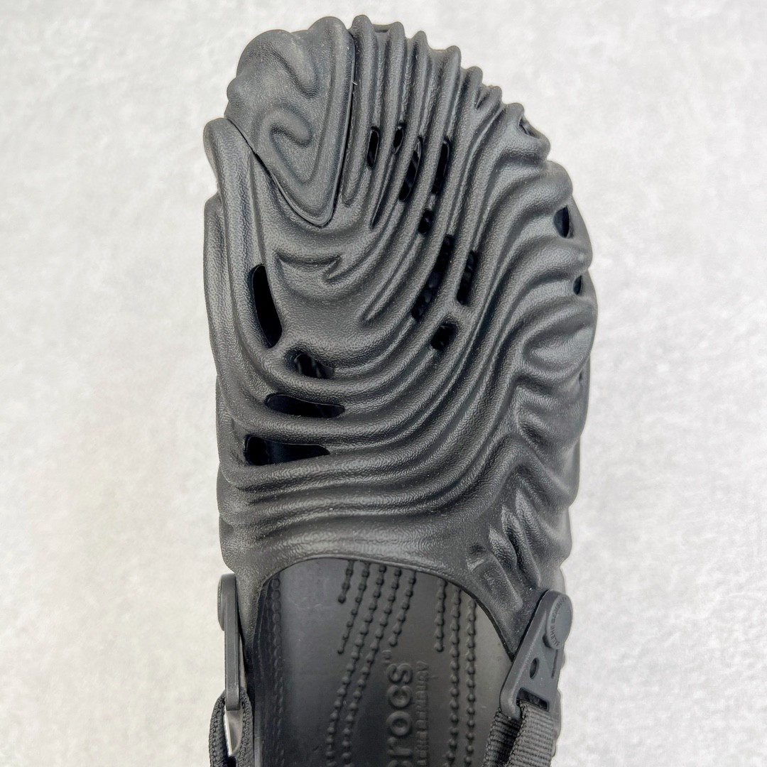 Salehe Bembury Crocs Pollex Clog Sasquatch 黑色 卡骆驰指纹式 脊骨系列 夏日沙滩室内外穿搭休闲涉水洞洞鞋凉拖鞋 男女同款 207393-001
