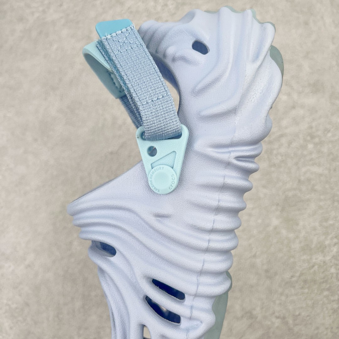 Salehe Bembury Crocs Pollex Clog Urchin 迷雾紫 卡骆驰指纹式 脊骨系列 夏日沙滩室内外穿搭休闲涉水洞洞鞋凉拖鞋 男女同款 207393-5PS