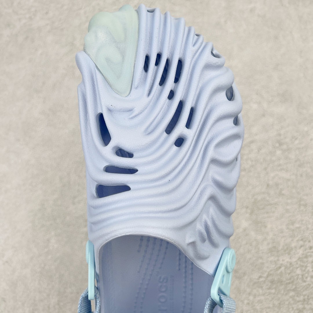 Salehe Bembury Crocs Pollex Clog Urchin 迷雾紫 卡骆驰指纹式 脊骨系列 夏日沙滩室内外穿搭休闲涉水洞洞鞋凉拖鞋 男女同款 207393-5PS