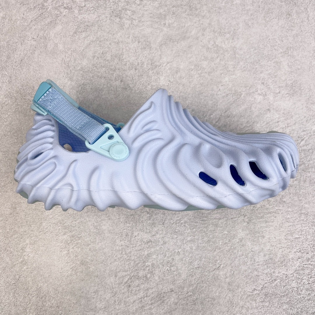 Salehe Bembury Crocs Pollex Clog Urchin 迷雾紫 卡骆驰指纹式 脊骨系列 夏日沙滩室内外穿搭休闲涉水洞洞鞋凉拖鞋 男女同款 207393-5PS