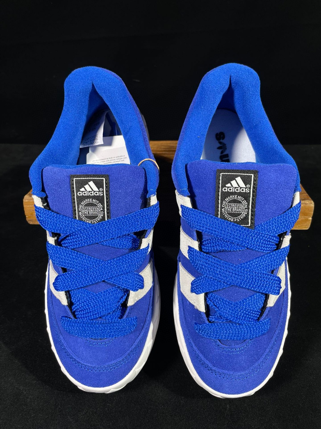 adidas originals Adimatic atmos 复古鲨鱼面包鞋 蓝色 低筒 鲨鱼鞋 板鞋 休闲鞋 运动鞋 GX1828