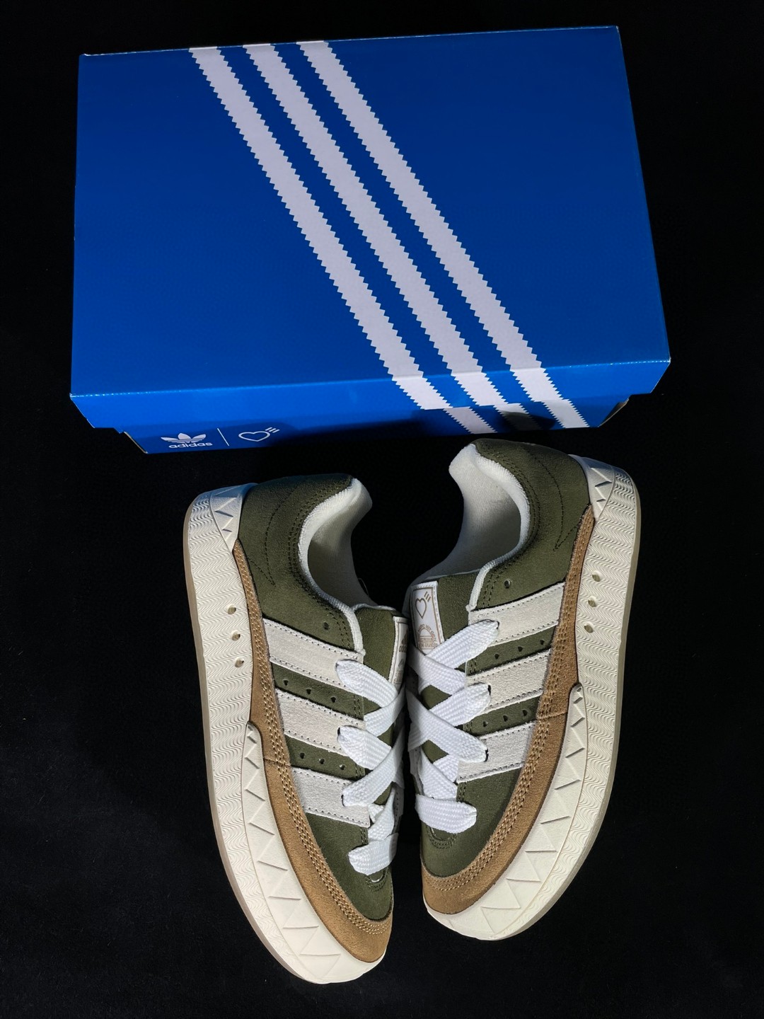 Bad Bunny adidas originals Campus 痞兔联名款 绿棕 低筒 鲨鱼鞋 板鞋 休闲鞋 运动鞋 HP9914