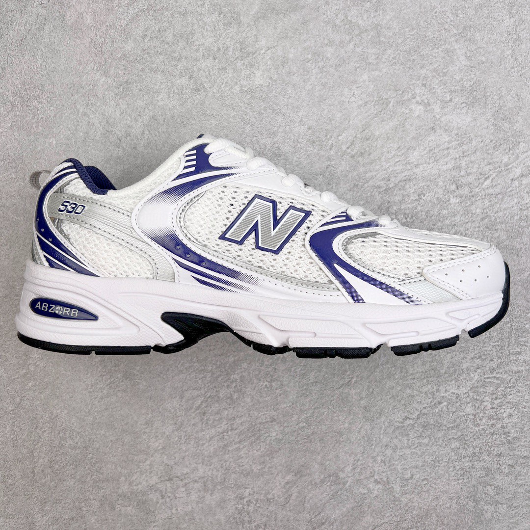 New Balance NB 530 白灰色 低筒 复古跑鞋 休闲鞋 板鞋 运动鞋 男鞋 女鞋 MR530BA