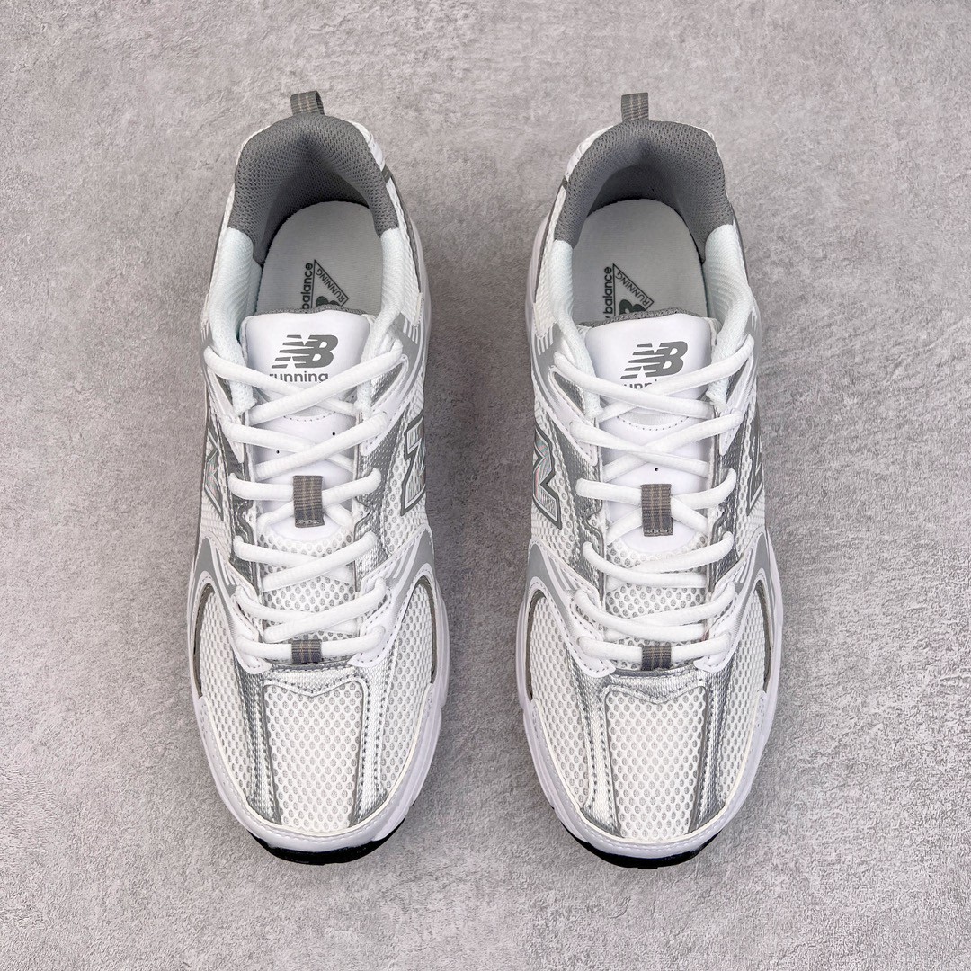 New Balance NB 530 银白色 低筒 复古跑鞋 休闲鞋 板鞋 运动鞋 男鞋 女鞋 MR530AD