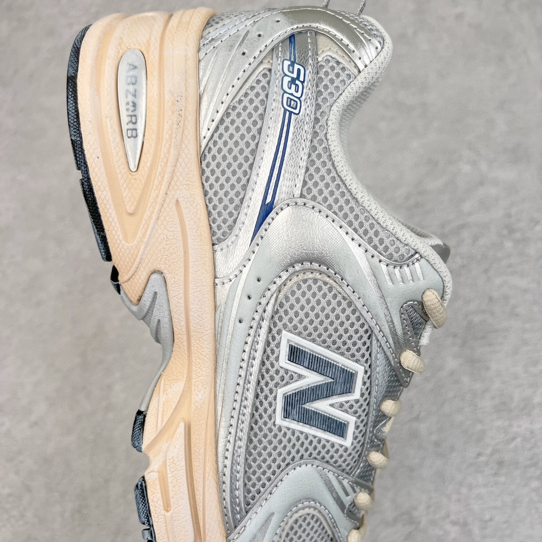 New Balance NB 530 银色 低筒 复古跑鞋 休闲鞋 板鞋 运动鞋 男鞋 女鞋 MR530VS