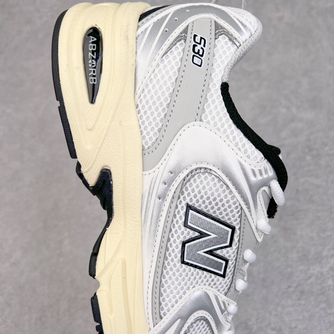New Balance NB 530 银黑 低筒 复古跑鞋 休闲鞋 板鞋 运动鞋 男鞋 女鞋 MR530TA