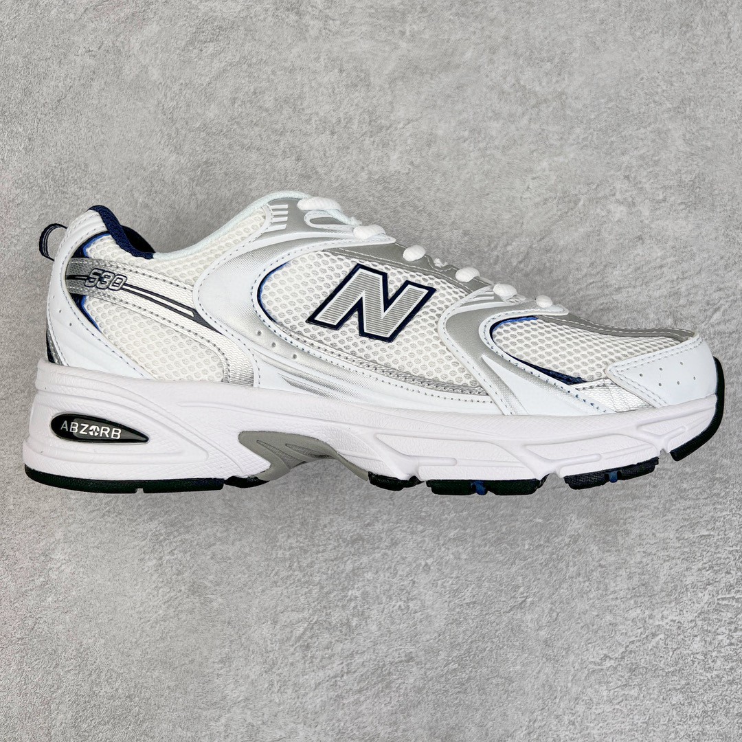 New Balance NB 530 白银色 低筒 复古跑鞋 休闲鞋 板鞋 运动鞋 男鞋 女鞋 MR530SG