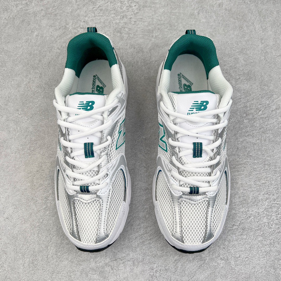 New Balance NB 530 白绿色 低筒 复古跑鞋 休闲鞋 板鞋 运动鞋 男鞋 女鞋 MR530AB