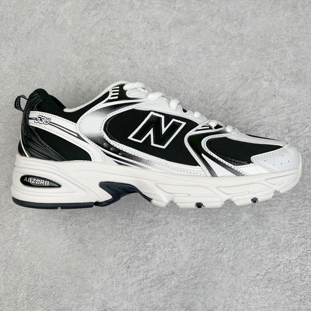 New Balance NB 530 黑白色 低筒 复古跑鞋 休闲鞋 板鞋 运动鞋 男鞋 女鞋 MR530SJ
