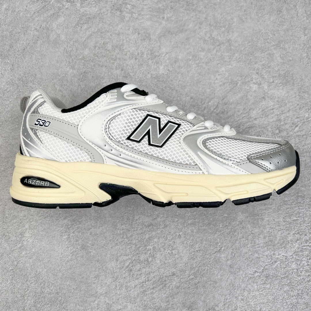 New Balance NB 530 银黑 低筒 复古跑鞋 休闲鞋 板鞋 运动鞋 男鞋 女鞋 MR530TA