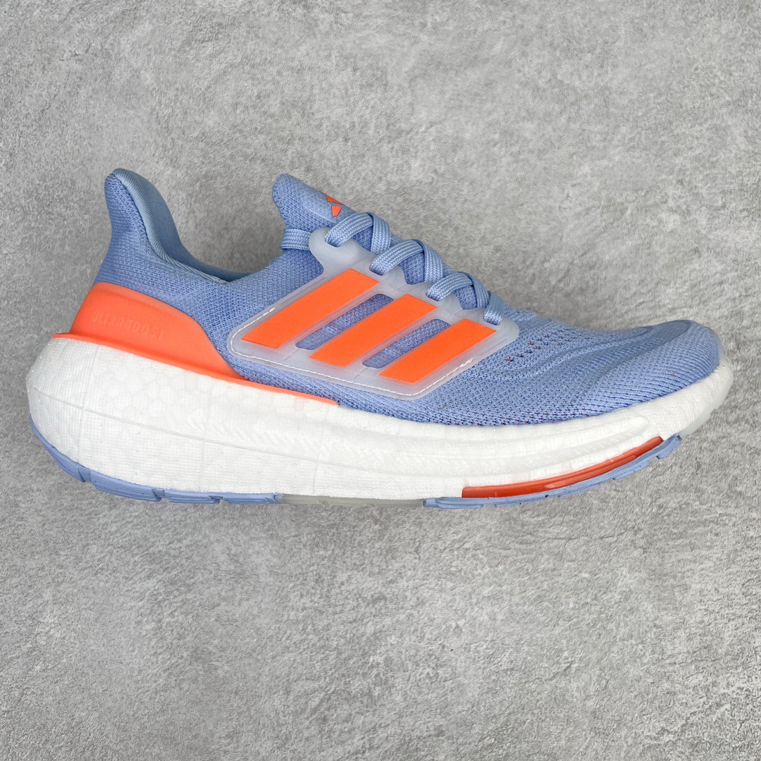 Adidas Ultraboost Light 蓝白橙 低筒 运动鞋 跑步鞋 休闲鞋 女鞋 HQ6347