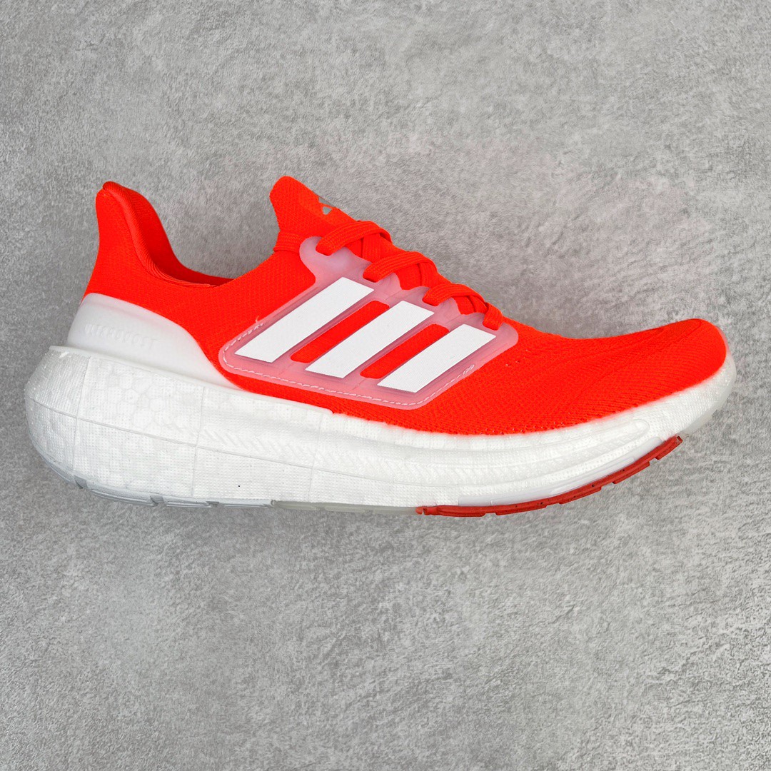 Adidas Ultraboost Light 白红 低筒 运动鞋 跑步鞋 休闲鞋 女鞋 HP3344