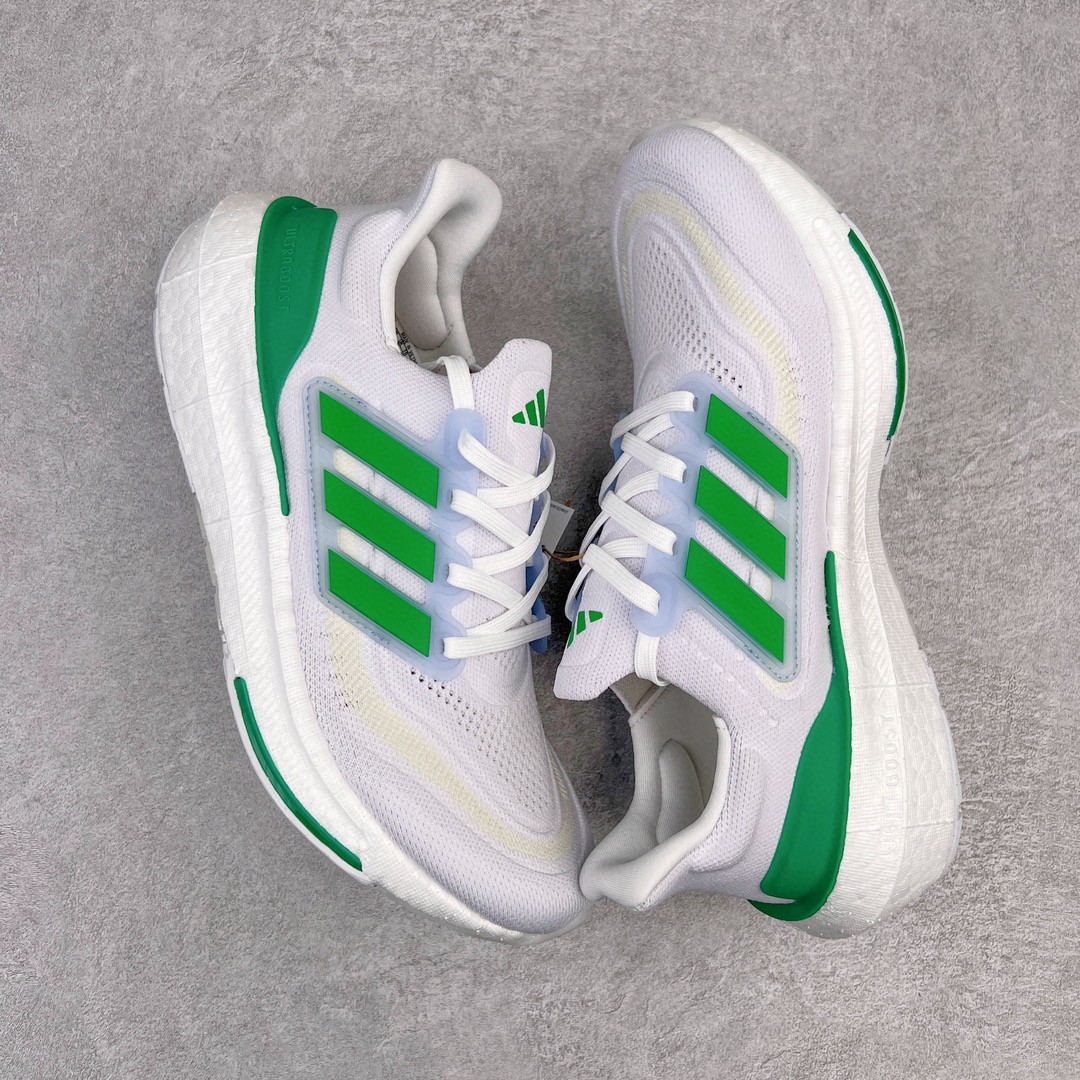 Adidas Ultraboost Light 白绿蓝 低筒 运动鞋 跑步鞋 休闲鞋 男鞋 女鞋 HQ6350
