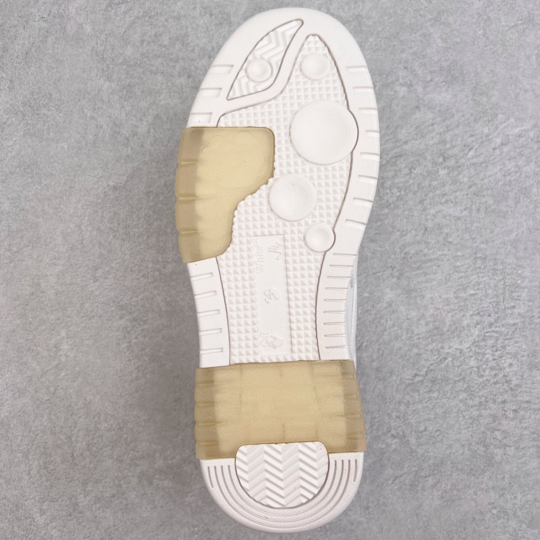 OFF WHITE Out of Office 米白色 低筒 板鞋 休闲鞋 运动鞋 男鞋 女鞋 OMIA189F21LEA0030125