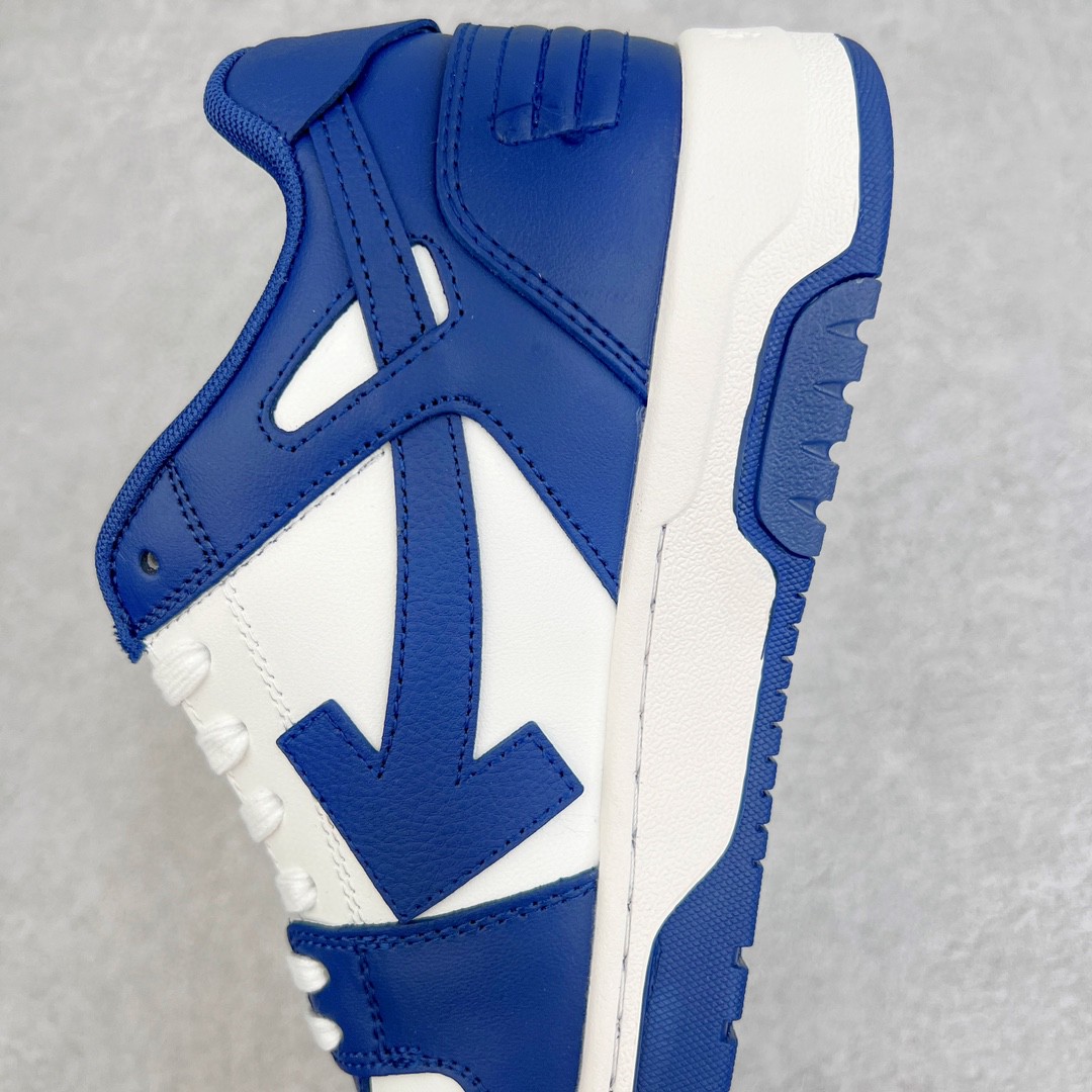 OFF WHITE Out of Office 白蓝色 低筒 板鞋 休闲鞋 运动鞋 男鞋 女鞋 OMIA189S22LEA0010142