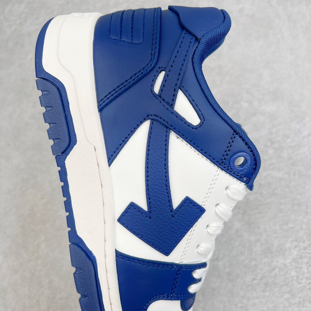 OFF WHITE Out of Office 白蓝色 低筒 板鞋 休闲鞋 运动鞋 男鞋 女鞋 OMIA189S22LEA0010142