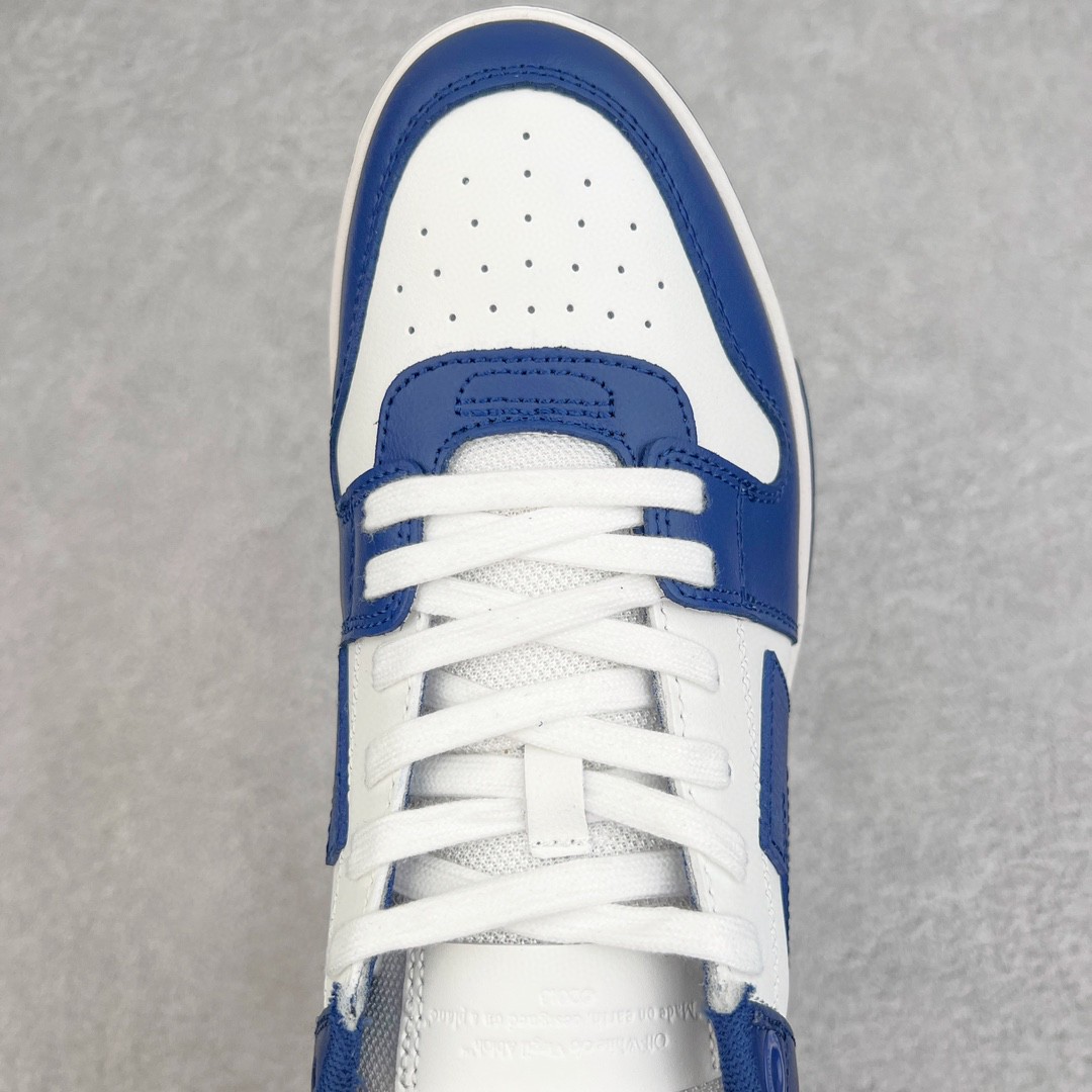 OFF WHITE Out of Office 白蓝色 低筒 板鞋 休闲鞋 运动鞋 男鞋 女鞋 OMIA189S22LEA0010142
