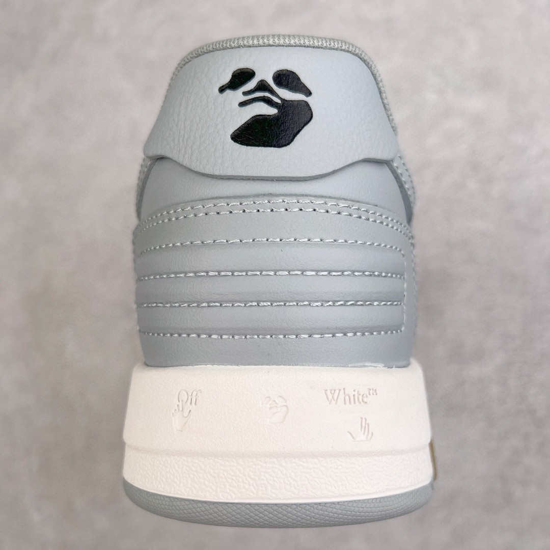 OFF WHITE Out of Office 灰白色 低筒 板鞋 休闲鞋 运动鞋 男鞋 女鞋 OMIA189C99LEA0040901