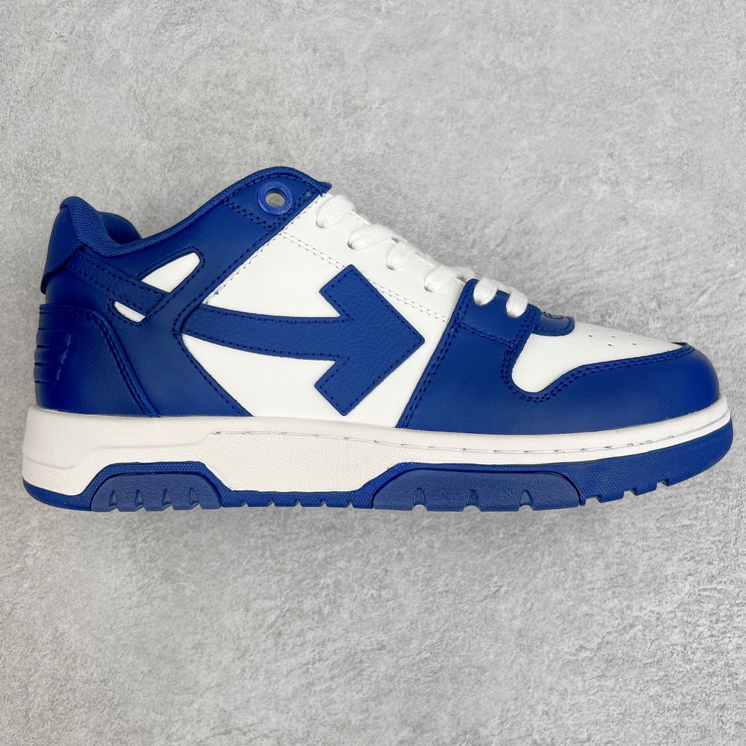 OFF WHITE Out of Office 白蓝色 低筒 板鞋 休闲鞋 运动鞋 男鞋 女鞋 OMIA189S22LEA0010142