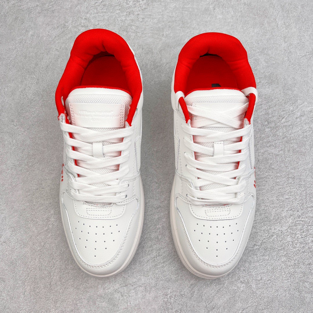 OFF WHITE Out of Office 米白色 低筒 板鞋 休闲鞋 运动鞋 男鞋 女鞋 OMIA189F21LEA0030125