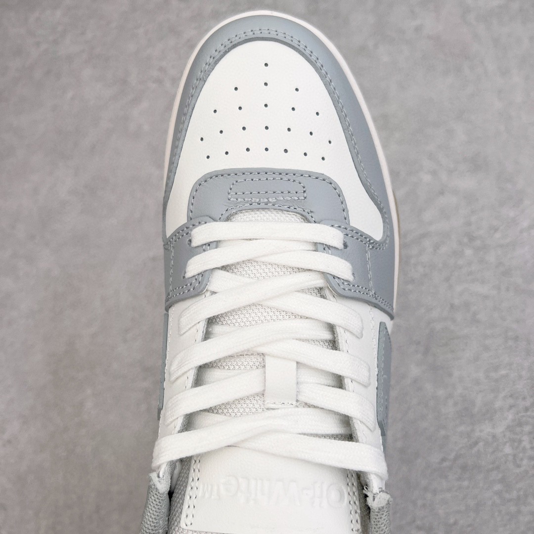 OFF WHITE Out of Office 灰白色 低筒 板鞋 休闲鞋 运动鞋 男鞋 女鞋 OMIA189C99LEA0040901