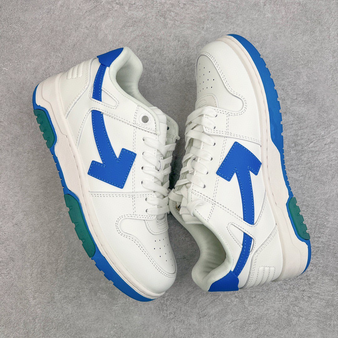 OFF WHITE Out of Office 白蓝 低筒 板鞋 休闲鞋 运动鞋 男鞋 女鞋 OMIA189F21LEA0020145