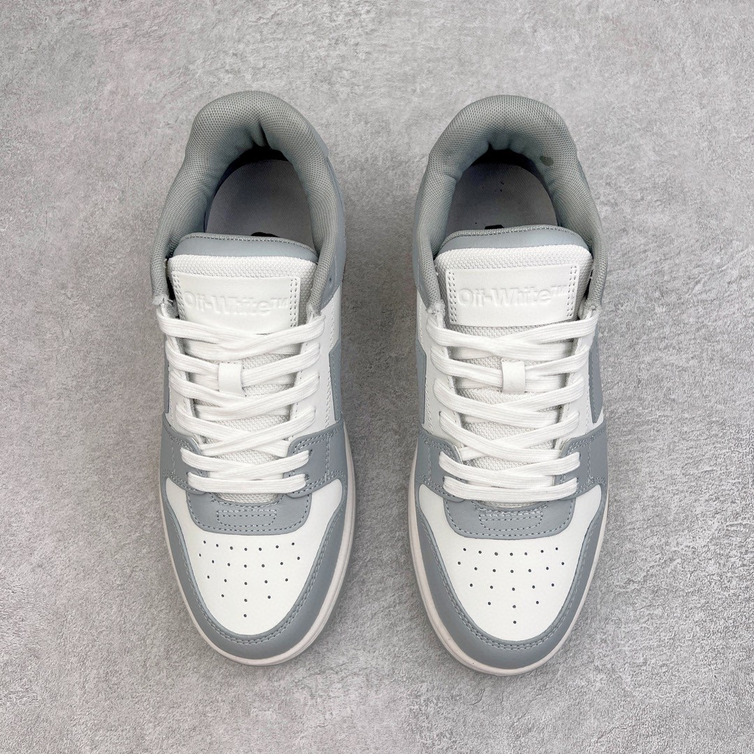 OFF WHITE Out of Office 灰白色 低筒 板鞋 休闲鞋 运动鞋 男鞋 女鞋 OMIA189C99LEA0040901