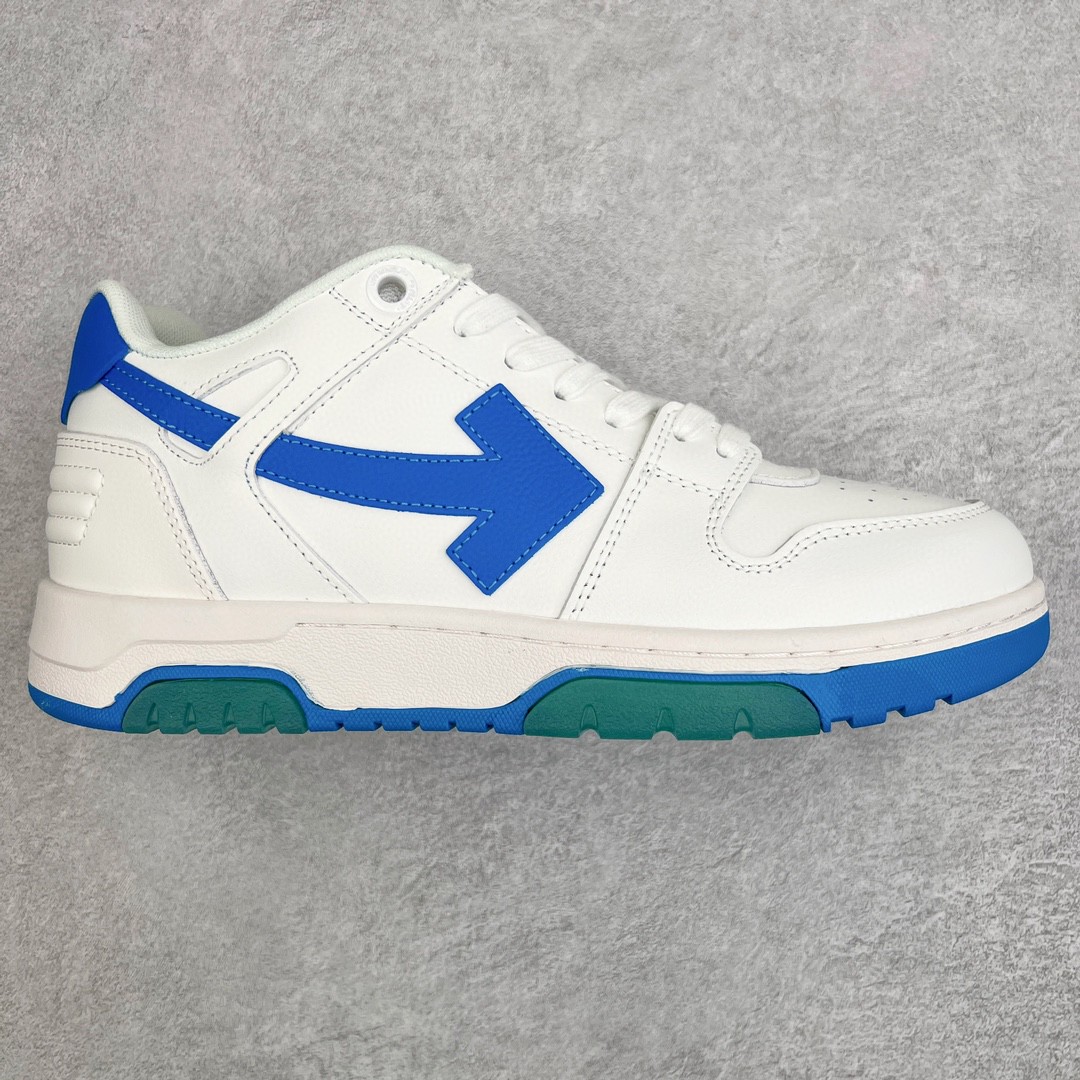 OFF WHITE Out of Office 白蓝 低筒 板鞋 休闲鞋 运动鞋 男鞋 女鞋 OMIA189F21LEA0020145