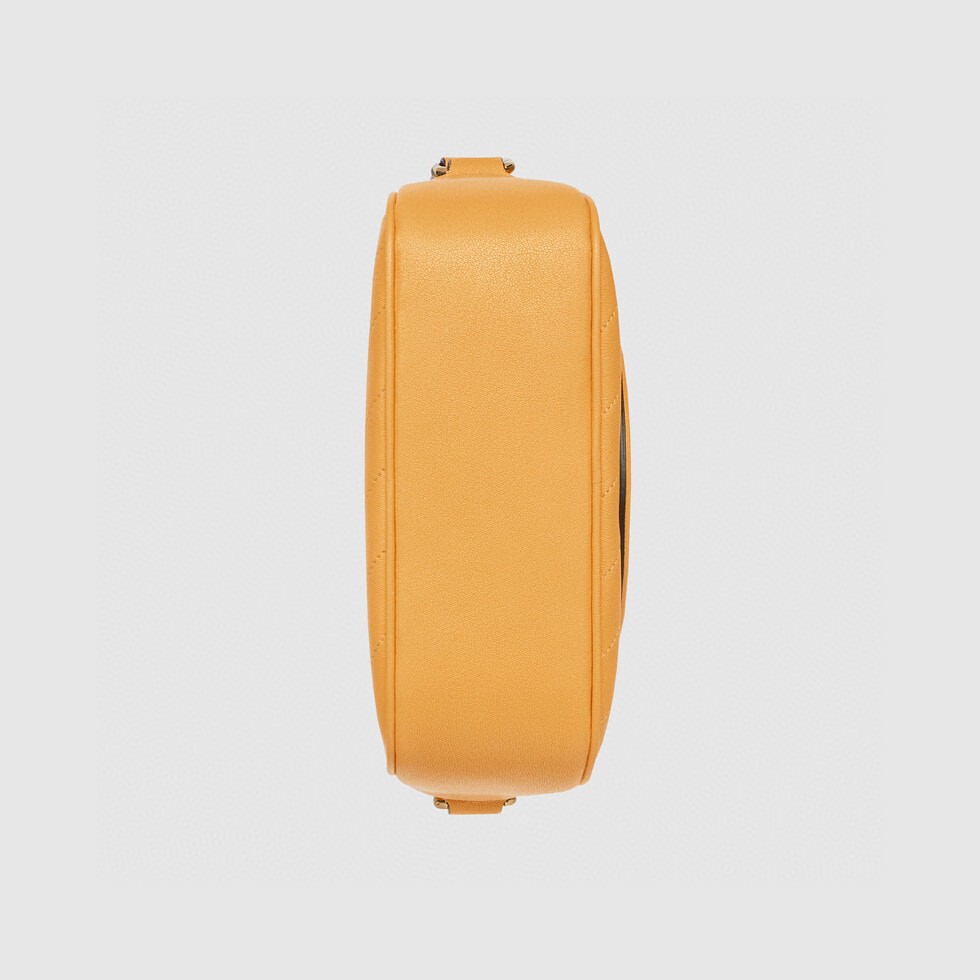 原厂皮 GUCCI 古驰 Blondie 互扣式双G拉链开合流苏 黄色 斜挎包 单肩包 手提包 女款 742360-1IV0G-7110