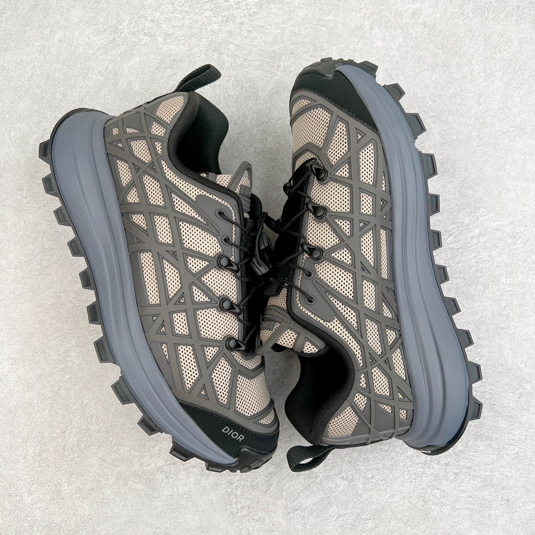 DIOR 迪奥 B31网布藤格纹图案 灰粽色 低筒 休闲鞋 运动鞋 板鞋 男鞋 女鞋 3SN297ZUV_H711