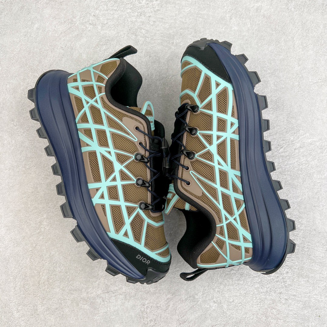 DIOR 迪奥 B31网布藤格纹图案 卡其色 低筒 休闲鞋 运动鞋 板鞋 男鞋 女鞋 3SN297ZUV_H561