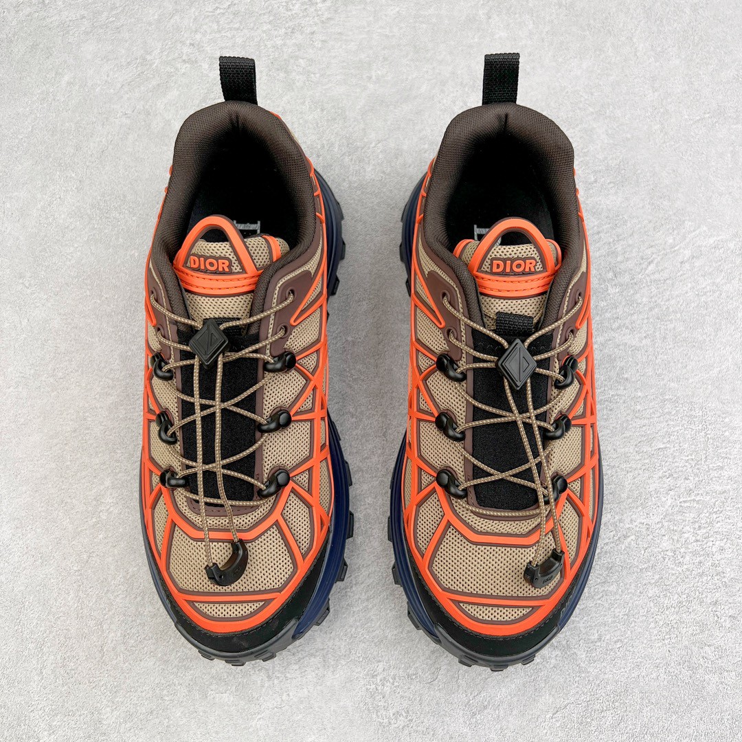 DIOR 迪奥 B31网布藤格纹图案 米橙色 低筒 休闲鞋 运动鞋 板鞋 男鞋 女鞋 3SN297ZUV_H268