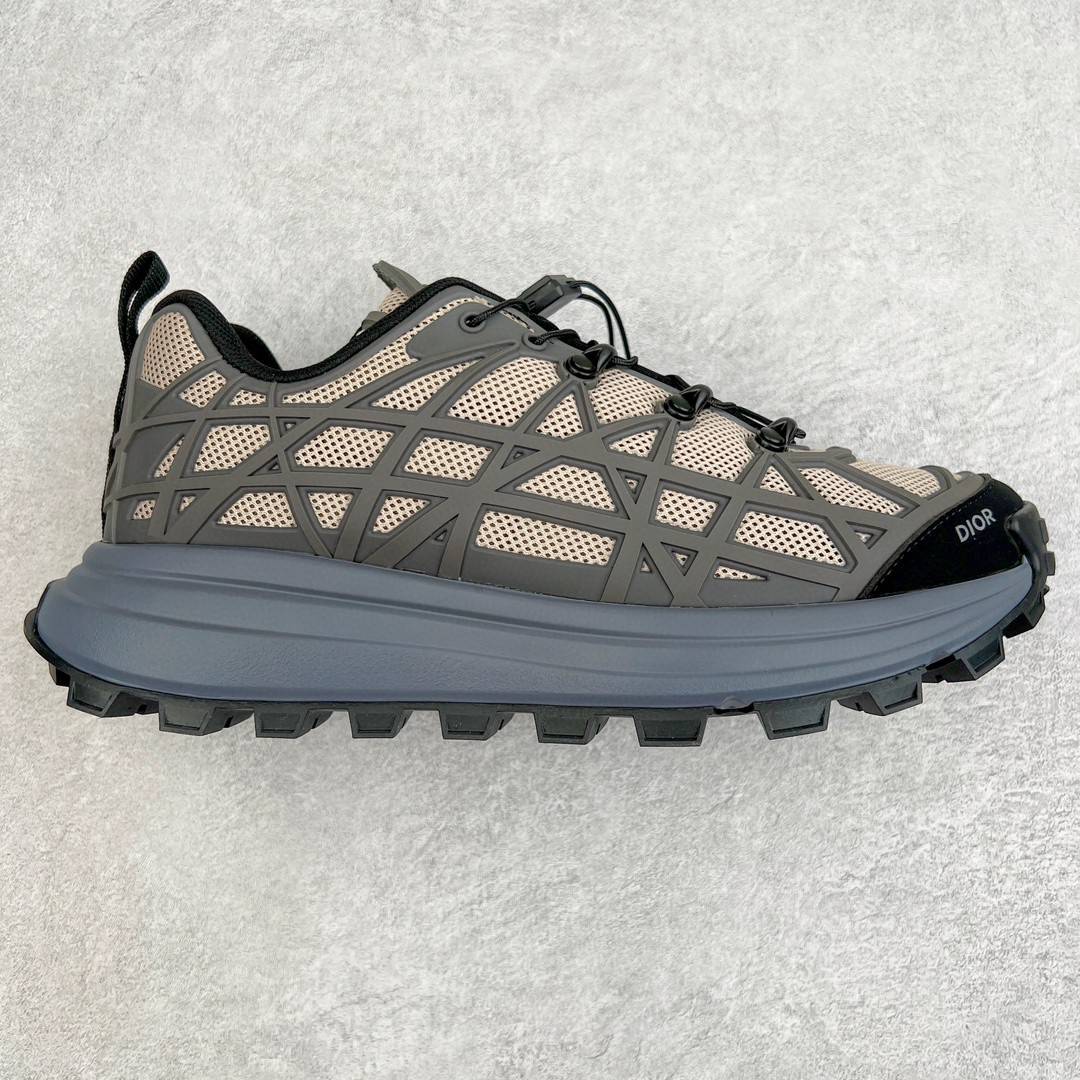 DIOR 迪奥 B31网布藤格纹图案 灰粽色 低筒 休闲鞋 运动鞋 板鞋 男鞋 女鞋 3SN297ZUV_H711