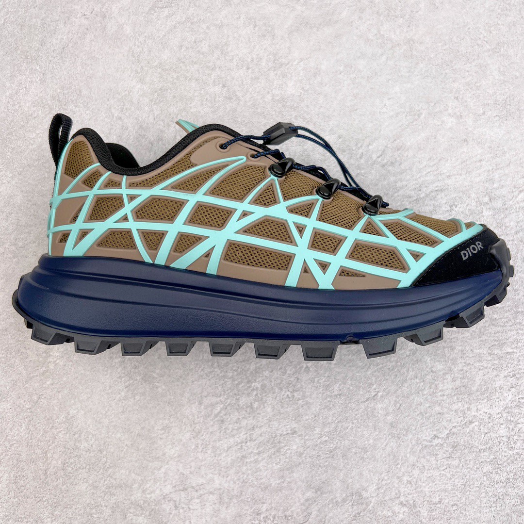 DIOR 迪奥 B31网布藤格纹图案 卡其色 低筒 休闲鞋 运动鞋 板鞋 男鞋 女鞋 3SN297ZUV_H561