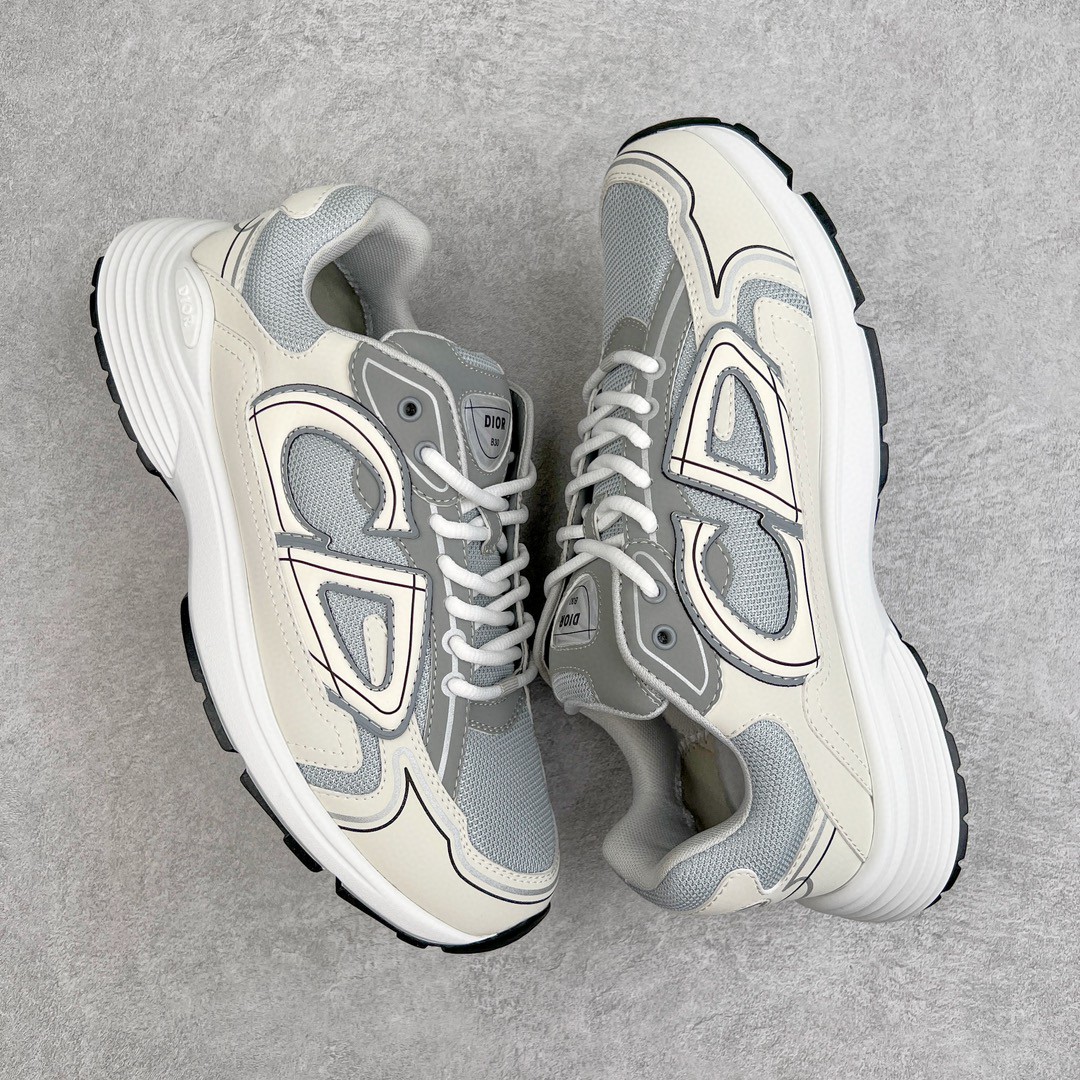 Dior 迪奥 B30网眼织物 灰色 低筒 休闲鞋 运动鞋 板鞋 男鞋 女鞋 3SN279ZLZ_H860