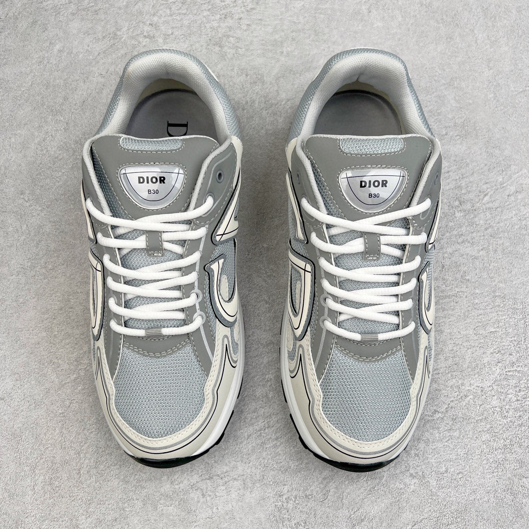 Dior 迪奥 B30网眼织物 灰色 低筒 休闲鞋 运动鞋 板鞋 男鞋 女鞋 3SN279ZLZ_H860