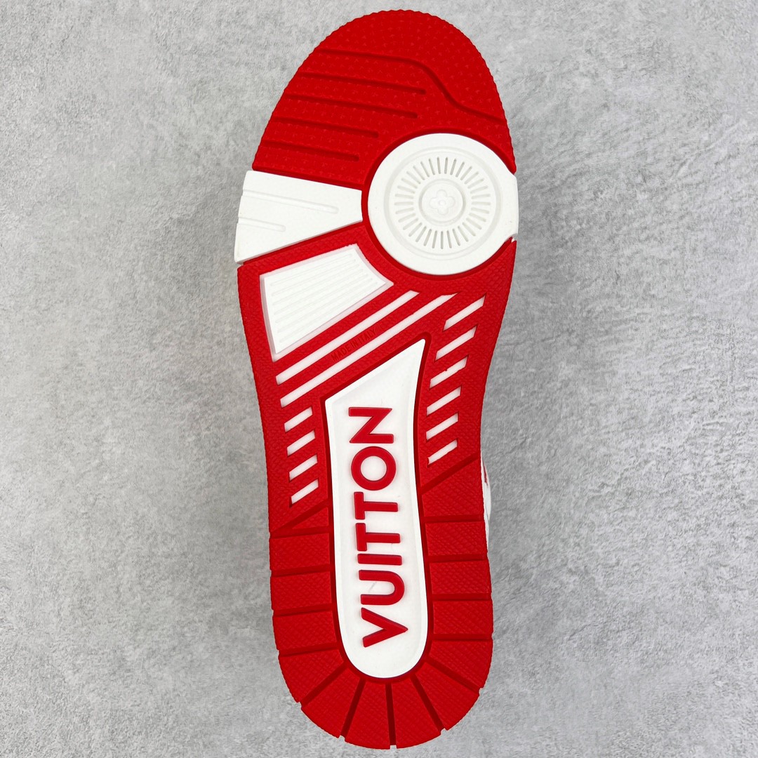 LADY PINK LOUIS VUITTON Trainer 艺术家联名 白红色 低筒 休闲鞋 板鞋 运动鞋 男鞋 女鞋 1A9V5M